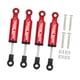 thumbnail image 4 of 4 piezas de amortiguadores de coche RC de aleación de aceite amortiguadores resistentes con tornillo para Rojo, 4 of 9