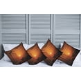 thumbnail image 2 of Ambesonne Vintage Throw Pillow Cover 4 Pack, Antique Style Monument, 16", Orange and White, 2 of 5