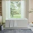 thumbnail image 3 of Vanity Art 67" X 32" Acrylic Freestanding Bathtub Contemporary Soaking Tub with Overflow and Pop-Up Drain, VA6813B-L, 3 of 9