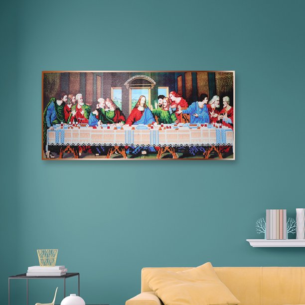 Cuadros Decorativos Pintura de diamante en forma especial 5D Última cena DIY Kit de mosaico Decoración para el hogar Sywqhk Nuevos Originales