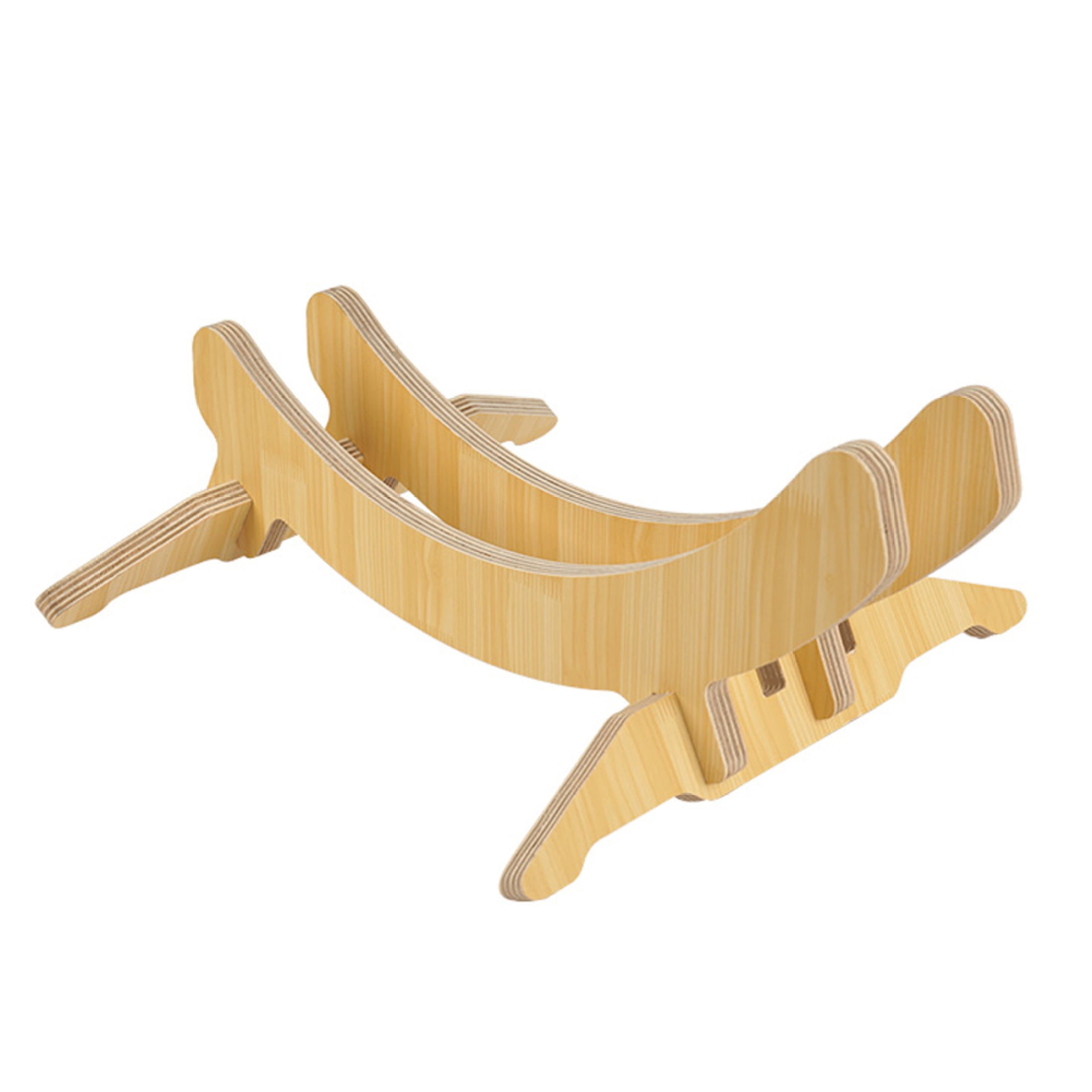 EUBUY Universal Wooden Bike Floor Stand Portable Bicycle Parking Rack