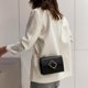 thumbnail image 4 of Sywqhk Bolsos De Hombro Con Cadena De Color Sólido Bolsos Cruzados De Cuero Pu Para Mujer (Negro) Sywqhk Para estrenar, 4 of 7