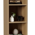 thumbnail image 3 of MORU Librero organizador NOVA Latte, librero minimalista, estante para libros, estante modular, mueble organizador multiusos, librero infantil, muebles para recámara y oficina, 3 of 9