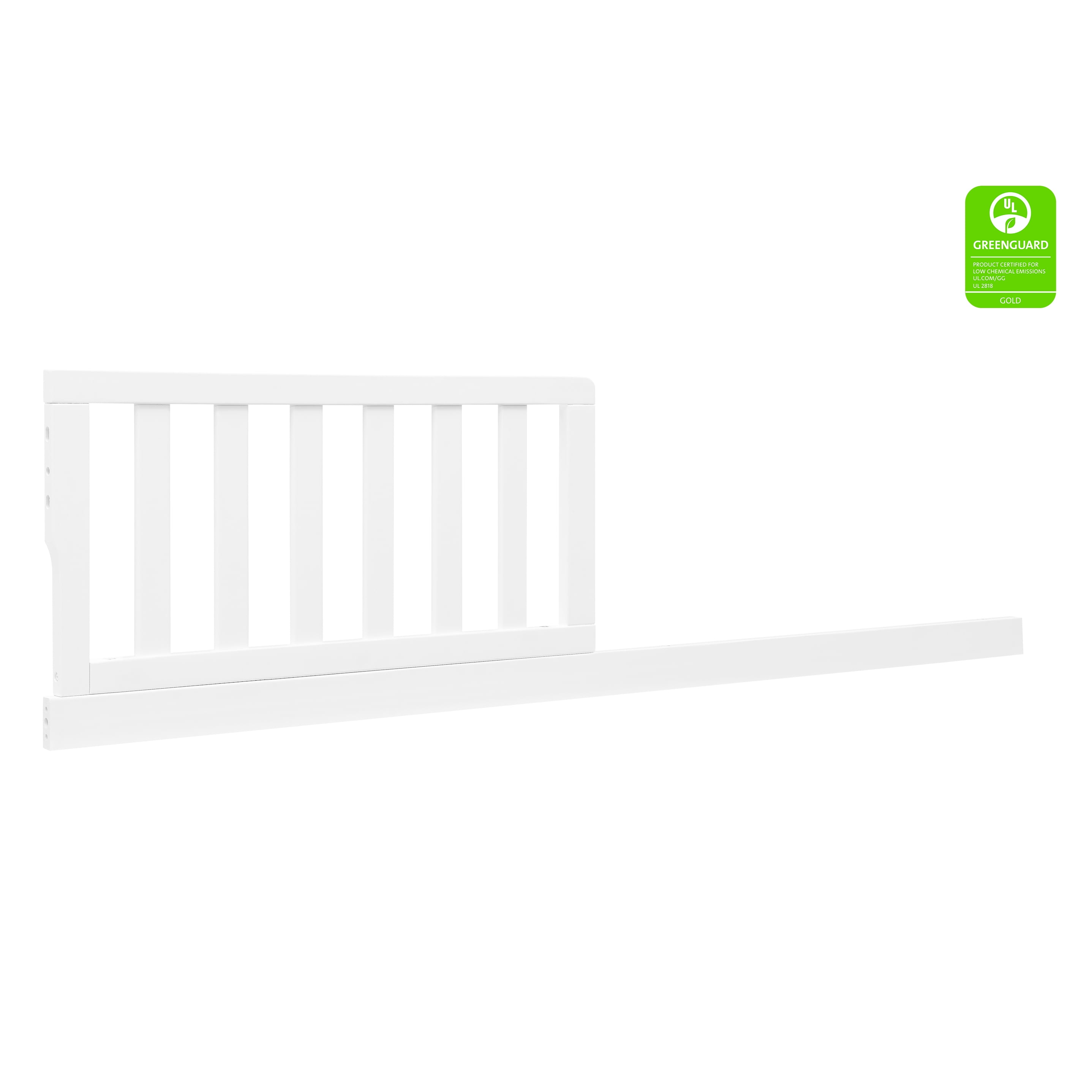 Delta Children Daybed/Toddler Guardrail Kit #W137725 - Greenguard Gold Certified, Bianca White