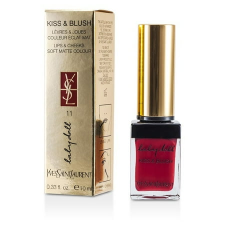 Yves Saint Laurent Rose Blush - Yves Saint Laurent Baby Doll Kiss & Blush - # 11 Prune Impertinente 10ml/0.33oz