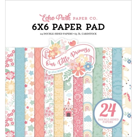 UPC: 0793888095502 | Echo Park Double-Sided Paper Pad 6 X6  24/Pkg-Our Little Princess