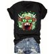thumbnail image 1 of Camiseta del Día de San Patricio: Camiseta suave con estampado de trébol de San Patricio. Camiseta informal de manga corta y cuello redondo con divertido diseño de vaca de las Tierras Altas, detalles, 1 of 7