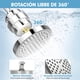 thumbnail image 5 of 20 Etapas Filtro de Agua Para Regadera, Cabezal de Ducha de 6" con 2 Cartuchos Filtro de Ducha, Regaderas para Baño de Lluvia de Alta Presión para Agua Dura, Elimina el Cloro y Sustancias Nocivas, 5 of 8