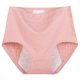 thumbnail image 2 of Puntoco Ropa interior corta para mujer Ropa interior menstrual a prueba de fugas de color sólido grande para mujer, 2 of 5