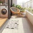 thumbnail image 4 of Yayeee Doormat for Inside 20"x32" Absorbent Low-Profile Washable Non-Slip Rubber Backed Entryway Rug, Beige Christmas Forest, 4 of 8