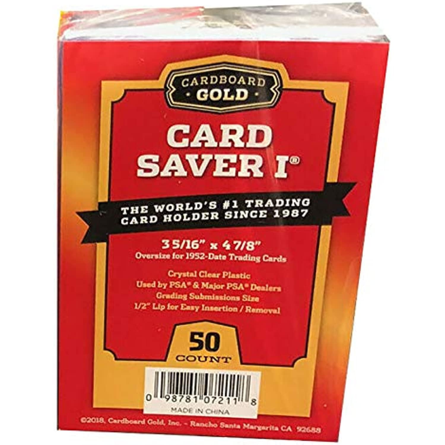 Cardboard Gold Card Saver 1 PSA/BGS Graded Card Submission Holders