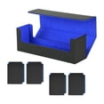 thumbnail image 4 of Caja para baraja de cartas coleccionables, caja para cartas de juego, protección para tarjetas de béisbol, colección de pasatiempos Azul, 4 of 9