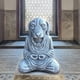 thumbnail image 4 of Resina meditando Buda perro figurita escultura iluminación 5x4inch perfke Estatua de cachorro meditando, 4 of 8
