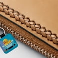 thumbnail image 3 of Rubber Ducky Duck Cute Faux Leather Square Keychain, 3 of 7