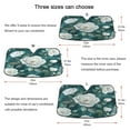 thumbnail image 5 of Qxltty Large White Roses Pattern Car Windshield Sunshades Foldable UV Rays Sun Visor Protector Keep Your Vehicle Cool 57×31.5in, 5 of 8