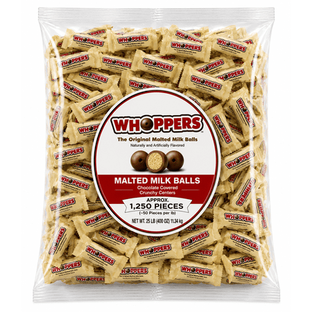 Whoppers Malted Milk Balls - 25 lb