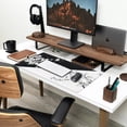 thumbnail image 3 of Cherry Blossom XXL Mouse Pad, Large Anime Desk Mat, Black and White, Polyester, 31.5x15.7in, Non-Slip Base, Stitched Edges, Gaming Mouse Pad Mat, 3 of 6