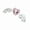 White, variant on Fashionable Body Jewelry Ear Bone Nails Cartilage Helix Tragus Studs Earrings