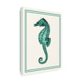 thumbnail image 2 of Trademark Fine Art 'Mixed Nautical Green On Cream E' Canvas Art by Fab Funky, 2 of 3