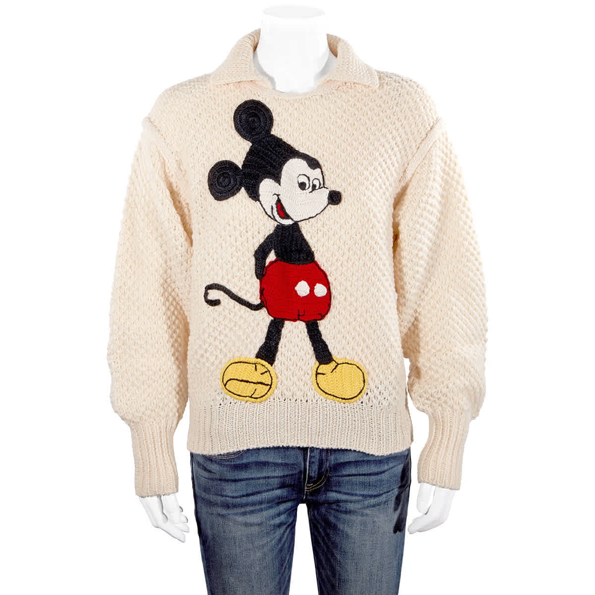 Gucci X Disney Embroidered Mickey Mouse Jumper, Brand Size X-Small 