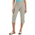thumbnail image 2 of Karen Scott Womens Comfort Waist Capri Pants Stonewall 14, 2 of 3