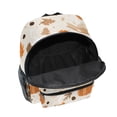 thumbnail image 6 of FORMRS School Backpack with Front Zippered Pocket 12" Student Travel Daypack, Orange Fall Pumpkin, 6 of 6