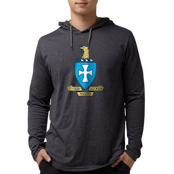 CafePress - Sigma Chi Coat Of Arms Colored Long Sleeve T Shirt - Mens Hooded Shirt