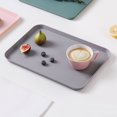 thumbnail image 4 of Lefu Rectangular Serving Tray Anti Slip Scratch Resistant Plastic Food Serving Tray, 4 of 9