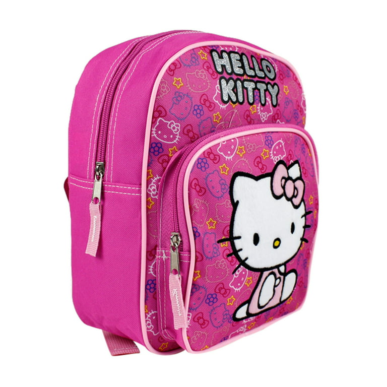 Hello Kitty Pink Backpack Girls School Bag Book Bag Hello 