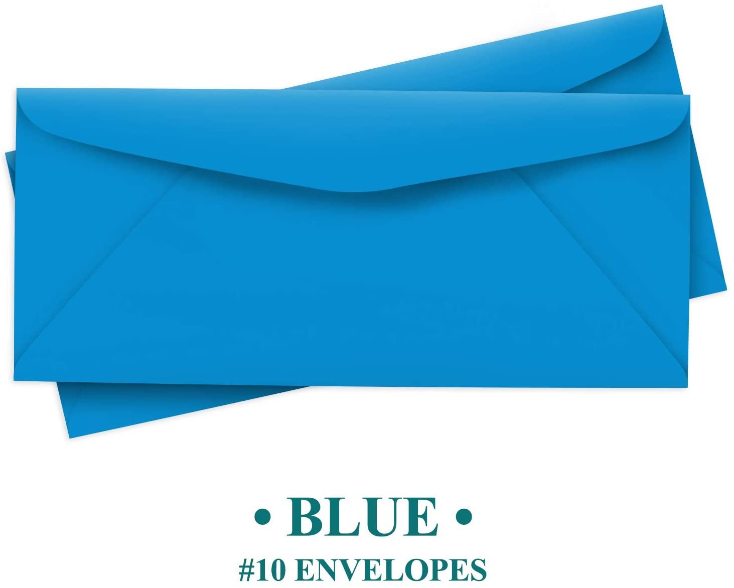 50 Envelopes Per Pack Premium Bright Color #10 Envelopes 4 1//8 x 9 1//2/"