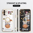 thumbnail image 2 of Funda De Anillo De Reloj Samsung Galaxy A52s A72 A52 A42 A32 A22 A12 4G 5G M22 M12 Impresión Creativa NASA Astronauta Silicona Suave, 2 of 4