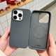 thumbnail image 1 of Funda magnética de silicona líquida para teléfono Magsafe con carga inalámbrica, funda Original para iPhone 16 Pro Max 15 Plus 14 13 12 11, 1 of 5