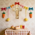thumbnail image 4 of AURIGATE Easter Vintage Wooden Cross Wall Decor, 7.87×11.8in Printed Hanging Cross for Home Entryway & Wall Art, 4 of 6