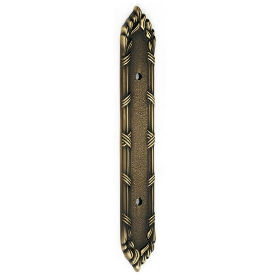 Alno A887-35-AEM Ribbon Reed Cabinet Backplate for A881-35 Antique English Matte