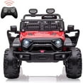 thumbnail image 3 of EastVita Kids 24V Ride on Car with Electric Remote Control Dual Drive Power Ride on Toys 2 Seats SUV Truck Wheels Vehicle with Control Bluetooth USB Mp3 Headlight, 3 of 9