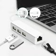UOYOTT USB TypeC to RJ45 Network LAN Adapters Converter