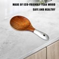 thumbnail image 3 of Utensilios de cocina de madera de estilo japonés espátula pala cuchara antiadherente JShteea El nuevo, 3 of 6