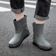 thumbnail image 4 of AUXDIQ Men Rain Boots Outdoor Garden Boots Waterproof Ankle Rain Shoes, 4 of 5