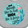thumbnail image 4 of Inktastic Shakespeare She Is Fierce Quote Girls Baby Bib, 4 of 4
