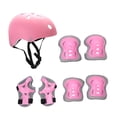 thumbnail image 2 of Casco de bicicleta para niños Juego de casco con rodilleras Guardias de muñequera de almohadillas, elegante engranaje de skateboard juego para Rosa, 2 of 8