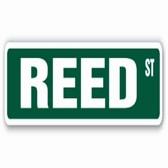 REED Street Sign Childrens Name Room Sign | Indoor/Outdoor |  18" Wide
