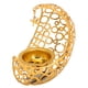 thumbnail image 4 of Candelera de Arte Golden Moon Shape Metal Románica Moderna Reduce de Estrés Velera de Arte, 4 of 7