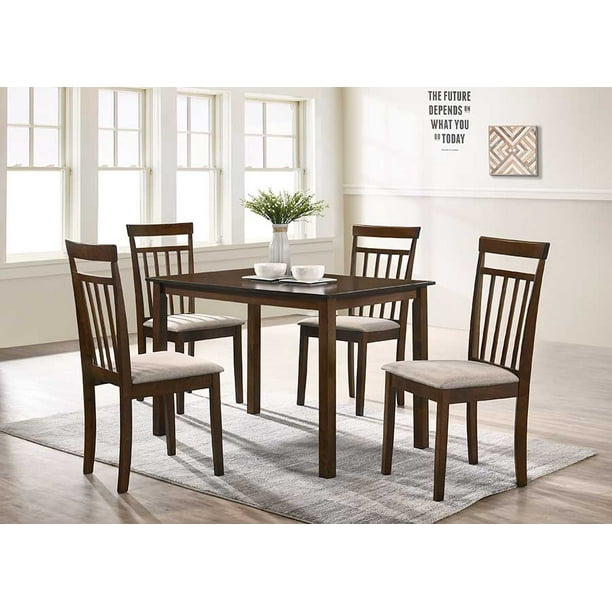 Uspridefurniture Wood Dining Table 4, Traditional Wood Dining Table And Chairs