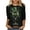 #2_Green,Reduced, variant on Women's 3/4 Length Sleeve T Shirts St Pattys Day Tops Leprechaun Hat Funny Dog Irish Lucky Clover Print Shirts Loose Fit Fashion Casual Tunic Blouses(Green,XXXXXL)