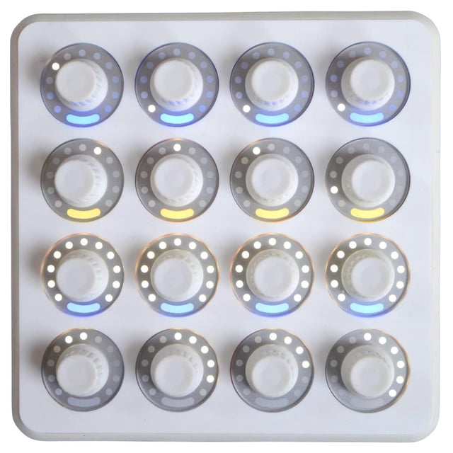 Dj Techtools P554-1 Midi Fighter Twister - Controlador de color blanco