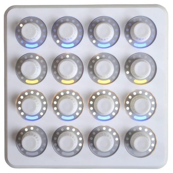 Dj Techtools P554-1 Midi Fighter Twister - Controlador de color blanco