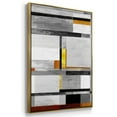 thumbnail image 3 of Retro Spectrum V7 Framed Premium Gallery Wrapped Canvas - Ready to Hang - 25 x 37 - Gold Floating Frame, 3 of 9