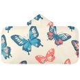 thumbnail image 5 of Yayeee Kids Hooded Towels Toddler Soft Absorbent Beach Bathing Wrap 50" x 23.5", Green Butterflies, 5 of 5