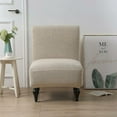 thumbnail image 5 of Housse de chaise sans accoudoirs extensible, Beige, 5 of 5