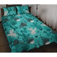 thumbnail image 1 of Juego de cama edredón con estampado de cactus verdes, 1 of 5